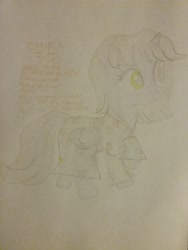 Size: 1944x2592 | Tagged: safe, artist:jaredking179, artist:jaredking779, imported from derpibooru, oc, oc only, oc:chika, alicorn, pony, alicorn oc, clothes, female, mare, traditional art
