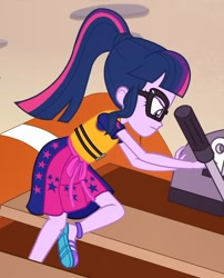Size: 707x877 | Tagged: safe, imported from derpibooru, screencap, sci-twi, twilight sparkle, equestria girls, equestria girls series, spring breakdown, spoiler:eqg series (season 2), cropped, female, glasses, legs, ponytail, solo