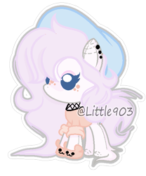 Size: 537x645 | Tagged: safe, artist:little903, imported from derpibooru, oc, oc only, earth pony, pony, chibi, clothes, female, mare, plushie, shirt, solo