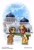 Size: 1080x1593 | Tagged: safe, artist:alphatea, artist:cakonde, imported from derpibooru, oc, oc:nuning, oc:salasika, pony, bipedal, clothes, crown, dress, eid al-fitr, hijab, indonesia, islam, jewelry, mosque, nusaponycon, regalia
