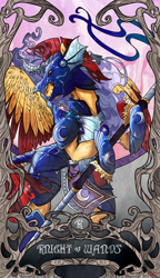 Size: 2088x3619 | Tagged: safe, artist:sourcherry, imported from derpibooru, oc, oc only, unnamed oc, pegasus, pony, armor, polearm, solo