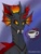 Size: 1639x2160 | Tagged: safe, artist:raeverran, imported from derpibooru, oc, oc only, oc:xevium, changeling, unicorn, cup, glowing horn, horn, levitation, magic, red changeling, solo, tag me plz, teacup, teeth, telekinesis