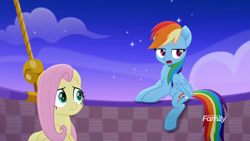 Size: 1920x1080 | Tagged: safe, imported from derpibooru, screencap, fluttershy, rainbow dash, pony, rainbow roadtrip