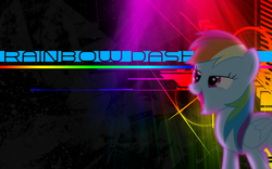 Size: 1920x1200 | Tagged: safe, artist:vexx3, edit, imported from derpibooru, rainbow dash, pony, female, solo, vector, wallpaper, wallpaper edit