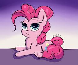 Size: 1581x1335 | Tagged: safe, artist:lux-arume, artist:luxsimx, imported from derpibooru, pinkie pie, pony, cheek fluff, chest fluff, cute, diapinkes, ear fluff, female, leg fluff, mare, prone, solo