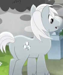 Size: 383x458 | Tagged: safe, imported from derpibooru, screencap, cottonflock, earth pony, pony, rainbow roadtrip, background pony, butt, cropped, male, not big macintosh, plot, recolor, solo, stallion