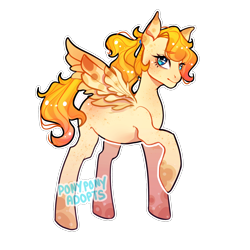 Size: 1200x1200 | Tagged: safe, artist:ponyponyadopts, imported from derpibooru, oc, oc:honey mango, pony, base used, freckles, pegasus oc, simple background, transparent background