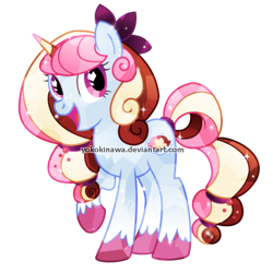 Size: 700x700 | Tagged: safe, artist:yokokinawa, imported from derpibooru, oc, oc only, oc:neigh-apolitan, crystal pony, pony, unicorn, crystallized, simple background, transparent background, unshorn fetlocks