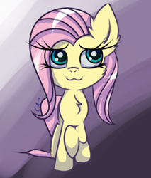 Size: 484x568 | Tagged: safe, artist:lux-arume, artist:luxsimx, imported from derpibooru, fluttershy, pegasus, pony, :3, cute, female, shyabetes, solo