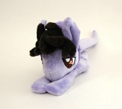 Size: 944x846 | Tagged: safe, artist:yukamina-plushies, imported from derpibooru, original species, pony, snake pony, beanie (plushie), cobra starship, commission, gabe saporta, irl, lidded eyes, male, photo, plushie, ponified, prone, solo, stallion