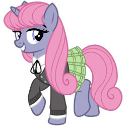 Size: 3200x3200 | Tagged: safe, artist:cheezedoodle96, imported from derpibooru, oc, oc only, oc:velvet, pony, unicorn, .svg available, clothes, female, jacket, looking at you, mare, necktie, plaid skirt, pleated skirt, raised hoof, shirt, simple background, skirt, smiling, solo, svg, transparent background, vector