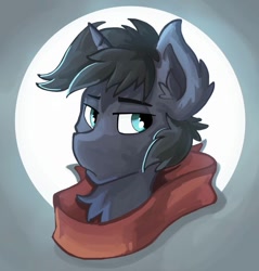 Size: 875x914 | Tagged: safe, artist:saxopi, imported from derpibooru, oc, oc only, oc:pi, pony, unicorn, bust, male, solo, stallion