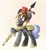 Size: 854x936 | Tagged: safe, artist:saxopi, imported from derpibooru, oc, oc only, earth pony, pony, armor, solo, spear, weapon