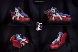 Size: 11096x7402 | Tagged: safe, artist:shuxer59, imported from derpibooru, rarity, pony, unicorn, absurd resolution, couch, craft, cutie mark, fainting couch, female, irl, mare, photo, sculpture, solo