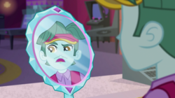 Size: 1280x718 | Tagged: safe, imported from derpibooru, screencap, brim marco, equestria girls, mirror magic, spoiler:eqg specials, clothes, male, mirror, reference, solo