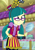 Size: 502x720 | Tagged: safe, imported from derpibooru, screencap, juniper montage, equestria girls, mirror magic, spoiler:eqg specials, clothes, cropped, glasses, hat, mirror, theater, uniform