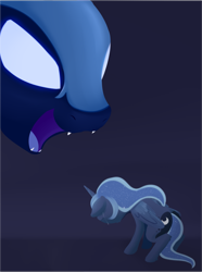 Size: 1379x1853 | Tagged: safe, artist:dusthiel, imported from derpibooru, nightmare moon, princess luna, alicorn, pony, atg 2019, female, mare, newbie artist training grounds, smiling