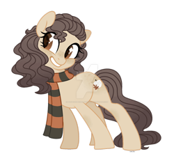 Size: 1280x1198 | Tagged: safe, artist:pgthehomicidalmaniac, imported from derpibooru, oc, oc only, oc:lumina, earth pony, pony, base used, clothes, deviantart watermark, female, mare, obtrusive watermark, scarf, simple background, solo, transparent background, watermark