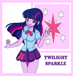 Size: 2470x2561 | Tagged: safe, artist:arthurwolf, imported from derpibooru, twilight sparkle, equestria girls, anime, cutie mark, female, simple background, solo
