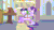 Size: 800x450 | Tagged: safe, imported from derpibooru, screencap, spike, starlight glimmer, twilight sparkle, alicorn, dragon, pony, unicorn, a horse shoe-in, animated, female, gif, hug, mare, special eyes, squishy, starlight's office, twilight sparkle (alicorn), underfoot, winged spike, wings