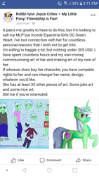 Size: 720x1280 | Tagged: safe, artist:aritina, artist:artisticfangirl7, imported from derpibooru, oc, oc:green heart, equestria girls, clothes, crystal prep academy uniform, facebook, for sale, school uniform, screenshots