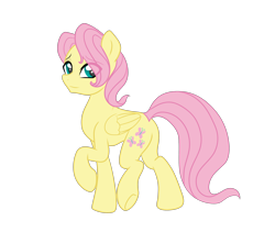 Size: 2596x2294 | Tagged: safe, artist:darkstorm mlp, imported from derpibooru, fluttershy, pegasus, pony, adorascotch, butt, butterscotch, cute, eye clipping through hair, male, plot, rule 63, rule63betes, shyabetes, simple background, solo, stallion, transparent background, underhoof