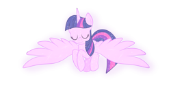 Size: 3902x2043 | Tagged: safe, artist:squipycheetah, imported from derpibooru, tree of harmony, twilight sparkle, alicorn, pony, uprooted, cute, eyes closed, female, large wings, simple background, solo, sparkles, spread wings, transparent background, treelight sparkle, twilight sparkle (alicorn), wings