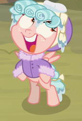 Size: 628x924 | Tagged: safe, imported from derpibooru, screencap, cozy glow, pegasus, pony, frenemies (episode), cozy glow is best facemaker, faic, female, filly, solo