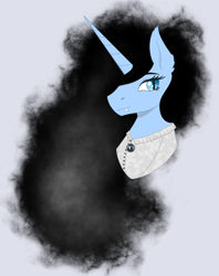 Size: 2632x3317 | Tagged: safe, artist:dyonys, derpibooru exclusive, imported from derpibooru, oc, oc:nyx caedis, alicorn, bat pony alicorn, pony, clothes, fangs