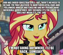 Size: 600x525 | Tagged: safe, edit, edited screencap, imported from derpibooru, screencap, sunset shimmer, equestria girls, friendship games, female, memeful.com, solo, the end of equestria girls