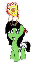 Size: 1439x2560 | Tagged: safe, artist:scotch, imported from derpibooru, oc, oc:filly anon, pony, unicorn, baby, bow, cute, diaper, drool, female, filly, fireball, hair bow