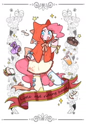 Size: 1200x1737 | Tagged: safe, artist:snowillusory, imported from derpibooru, pinkie pie, earth pony, pony, clothes, female, little red riding hood, solo