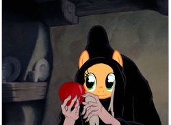 Size: 3819x2778 | Tagged: safe, imported from derpibooru, applejack, pony, plotting your demise, poison apple, snow white and the seven dwarfs