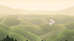Size: 3840x2160 | Tagged: safe, artist:pollynia, imported from derpibooru, oc, oc only, oc:damiyan, pegasus, pony, evening, flying, mountain, scenery, wallpaper, wings