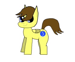 Size: 1084x888 | Tagged: safe, artist:undeadponysoldier, imported from derpibooru, oc, oc only, oc:ponyseb, pegasus, pony, cute, male, simple background, smiling, solo, white background, wings, wings down