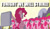 Size: 761x443 | Tagged: safe, edit, edited screencap, imported from derpibooru, screencap, pinkie pie, earth pony, pony, too many pinkie pies, caption, clone, clones, female, image macro, mare, multeity, plan, text, too much pink energy is dangerous