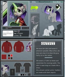 Size: 822x971 | Tagged: safe, artist:radioaxi, artist:reterica, edit, imported from derpibooru, oc, oc:moonsonat, pony, unicorn, reference sheet, text