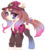 Size: 750x833 | Tagged: safe, artist:cabbage-arts, imported from derpibooru, oc, oc only, oc:star slugger, earth pony, pony, bandaid, baseball cap, blank flank, cap, clothes, ear piercing, earring, eyeshadow, female, hat, jacket, jersey, jewelry, makeup, mare, piercing, simple background, socks, solo, stockings, thigh highs, transparent background, varsity jacket