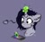 Size: 568x533 | Tagged: safe, artist:radioaxi, artist:reterica, imported from derpibooru, oc, oc only, oc:moonsonat, pony, unicorn, bust, drawing tablet, heart, simple background, solo