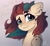 Size: 930x859 | Tagged: safe, artist:radioaxi, artist:reterica, imported from derpibooru, oc, oc only, pegasus, pony, bust, solo, text