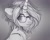Size: 1000x800 | Tagged: safe, artist:radioaxi, artist:reterica, imported from derpibooru, oc, oc only, oc:moonsonat, pony, unicorn, bust, glasses, monochrome, simple background, solo
