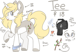 Size: 3000x2048 | Tagged: safe, artist:cinnamontee, imported from derpibooru, oc, oc only, oc:tegan, pony, unicorn, clothes, ear piercing, earring, female, hoodie, jewelry, mare, one hoof raised, piercing, raised hoof, reference sheet, simple background, solo, tongue out, transparent background