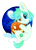 Size: 868x1194 | Tagged: safe, artist:shady-bush, imported from derpibooru, oc, oc only, oc:cassiopeia, earth pony, pony, chibi, clothes, female, halloween, heterochromia, holiday, jack-o-lantern, mare, pumpkin, solo