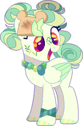 Size: 263x398 | Tagged: safe, artist:daydreamprince, imported from derpibooru, oc, oc only, pegasus, pony, base used, bread, disney, female, food, hidden mickey, illuminati confirmed, mare, simple background, solo, toast, transparent background