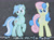 Size: 1655x1241 | Tagged: safe, artist:malte279, imported from derpibooru, bon bon, lyra heartstrings, sweetie drops, earth pony, pony, unicorn, chalk drawing, photo, street art, traditional art