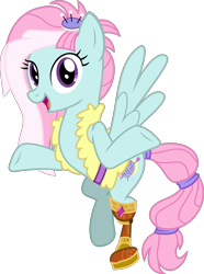 Size: 1692x2276 | Tagged: safe, artist:sketchmcreations, imported from derpibooru, kerfuffle, pegasus, pony, rainbow roadtrip, amputee, female, flying, mare, open mouth, palindrome get, pincushion, prosthetic leg, prosthetic limb, prosthetics, show accurate, shrug, simple background, smiling, solo, tail wrap, transparent background, vector