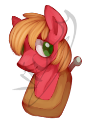 Size: 345x460 | Tagged: safe, artist:vikuskaal, imported from derpibooru, big macintosh, earth pony, pony, male, solo, stallion