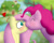 Size: 1500x1200 | Tagged: safe, artist:voraciouscutie, imported from derpibooru, fluttershy, pinkie pie, earth pony, pegasus, pony, blushing, cute, female, floating heart, flutterpie, heart, kiss on the lips, kissing, lesbian, love, mare, shipping