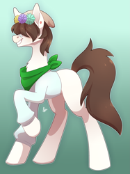 Size: 2121x2833 | Tagged: safe, artist:polymercorgi, imported from derpibooru, oc, oc only, oc:silent wisp, earth pony, pony, clothes, female, mare, shirt, solo