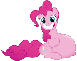 Size: 3840x3040 | Tagged: safe, artist:tgut, artist:tummygut, edit, imported from derpibooru, pinkie pie, pony, a trivial pursuit, adorafatty, belly, big belly, chubbie pie, chubby, cute, fat, fat edit, female, grin, hoof on belly, huge belly, obese, piggy pie, pinkie being pinkie, pudgy pie, smiling, stuffed, stuffed belly